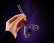 Скляна трубка для куріння Oil Sherlock Bubble 10767 фото 1