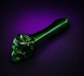 Скляна трубка для куріння Skull Pipe - Зелений мармур 4043 фото 2