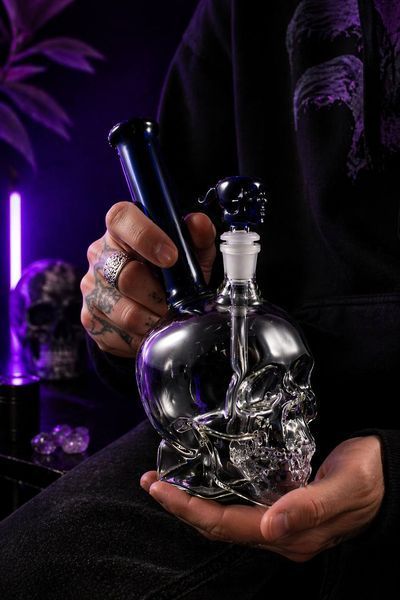 Стеклянный бонг Skuller 4351 фото