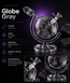 Скляний бонг Globe Gray 11680 фото 2